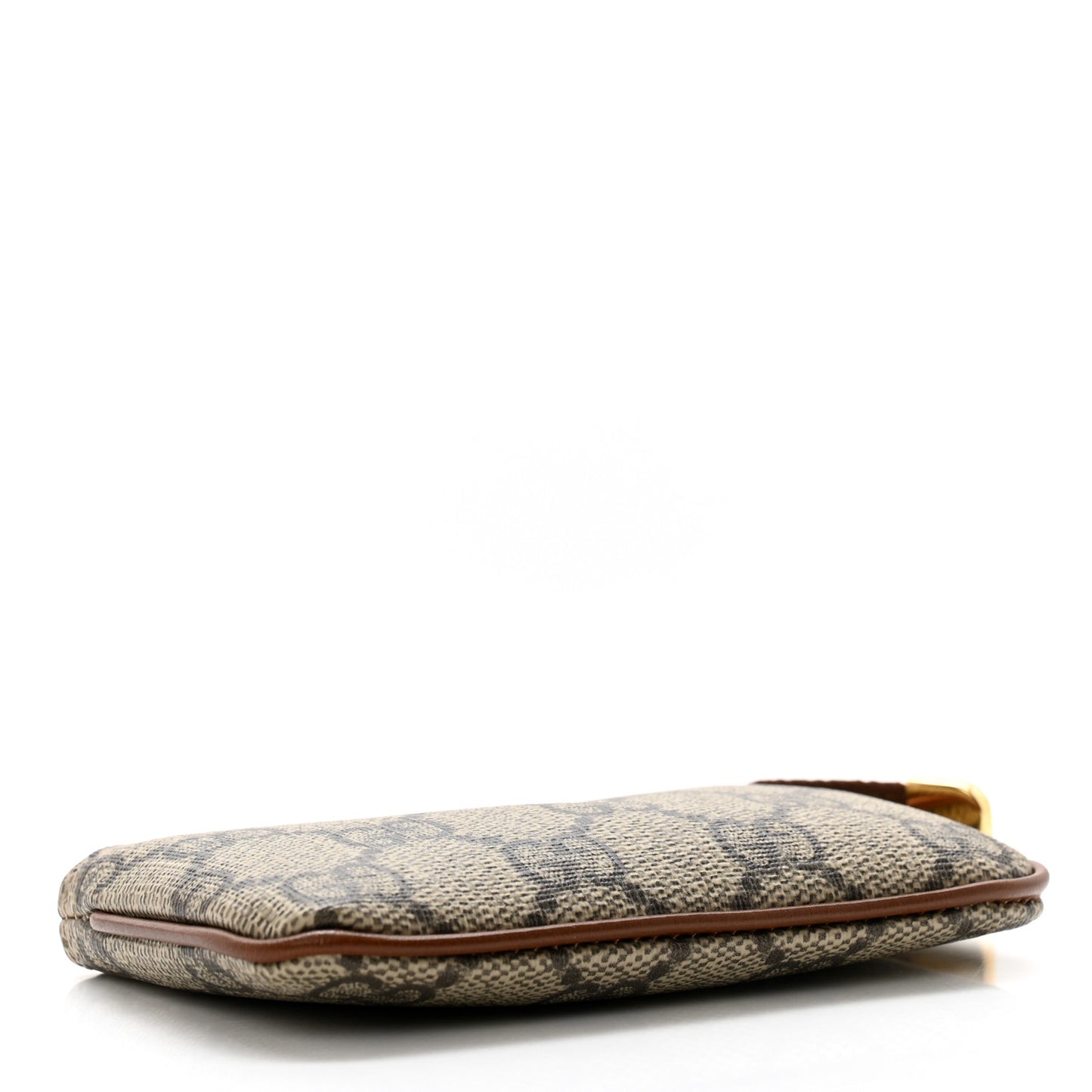 GG Supreme Monogram Key Case Brown