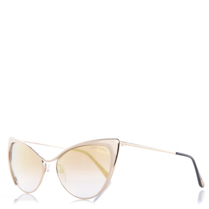Tom Ford Nastasya Cat Eye Sunglasses TF304 Rose Gold 1 of 5