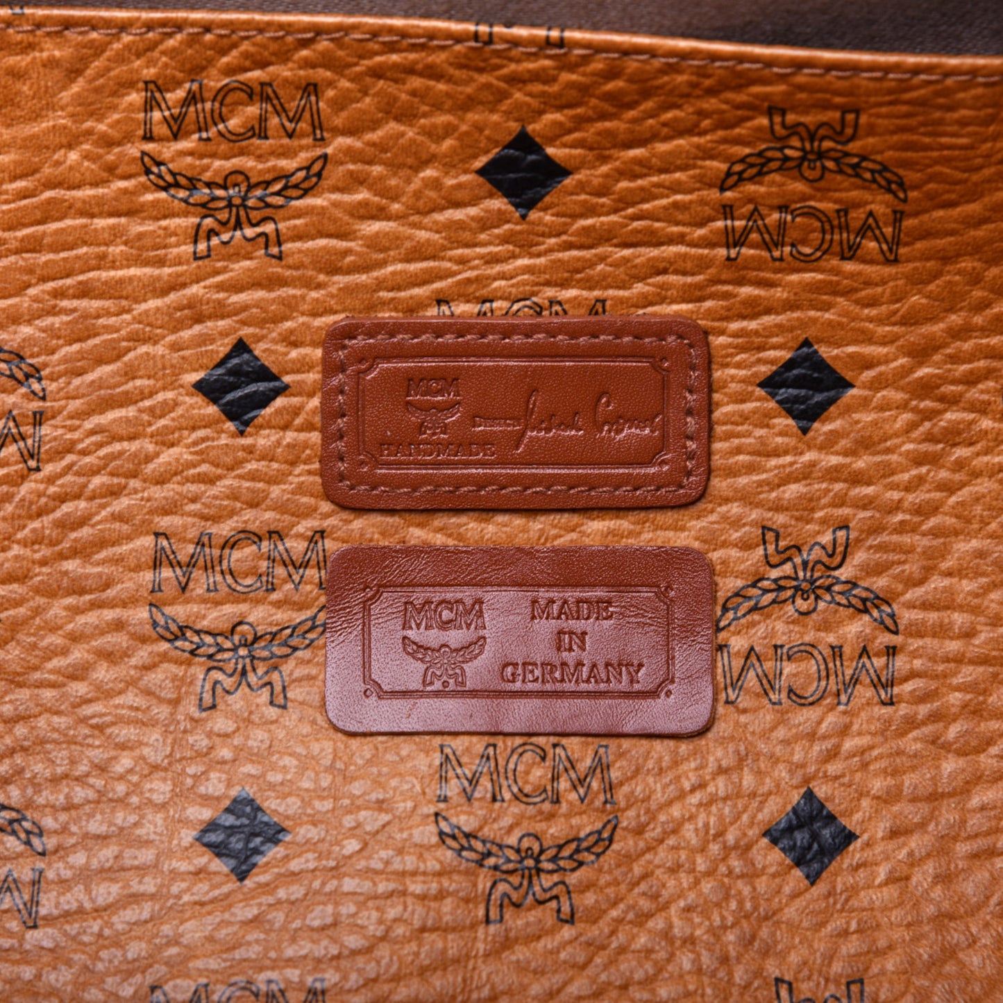 Visetos Bowler Bag Cognac