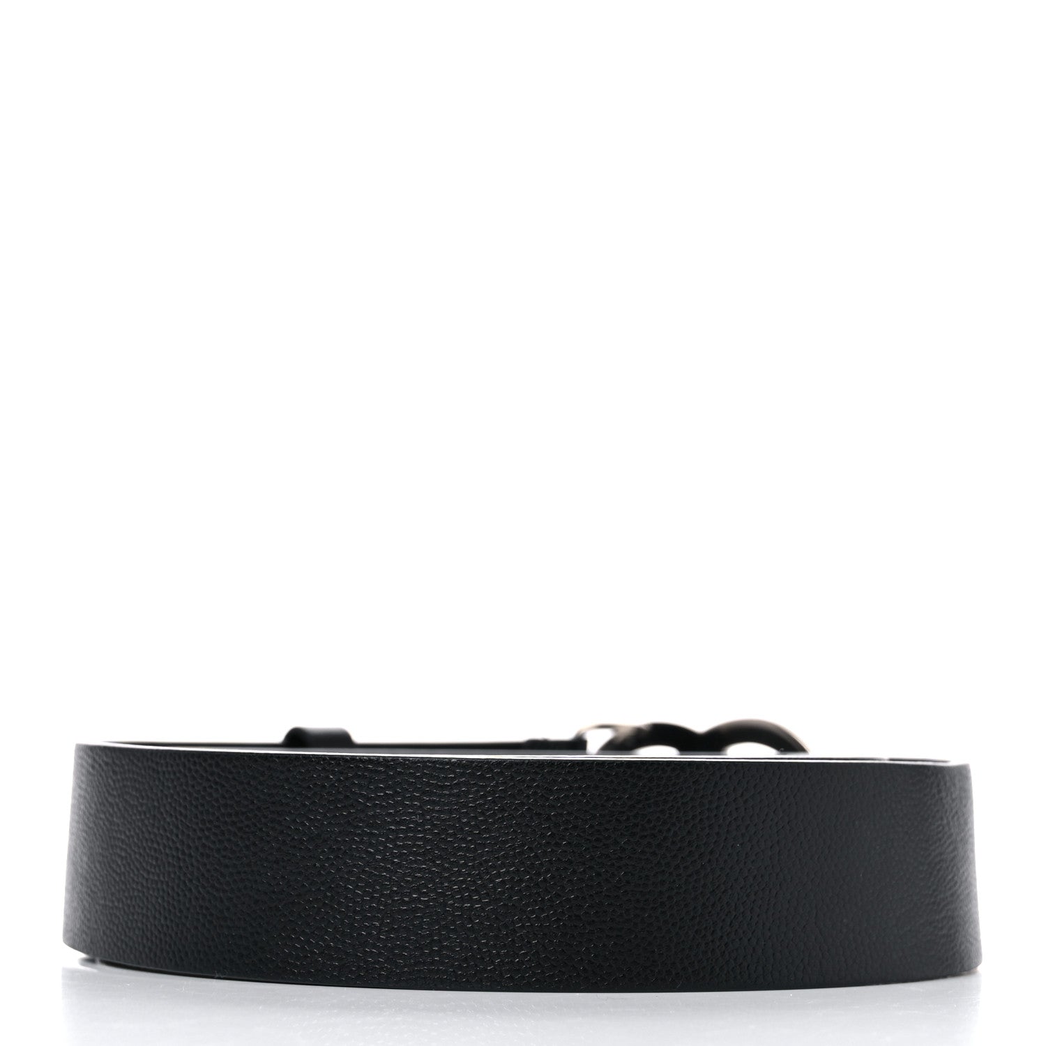 Chanel Caviar CC Logo Belt 75 30 Black 2 of 7