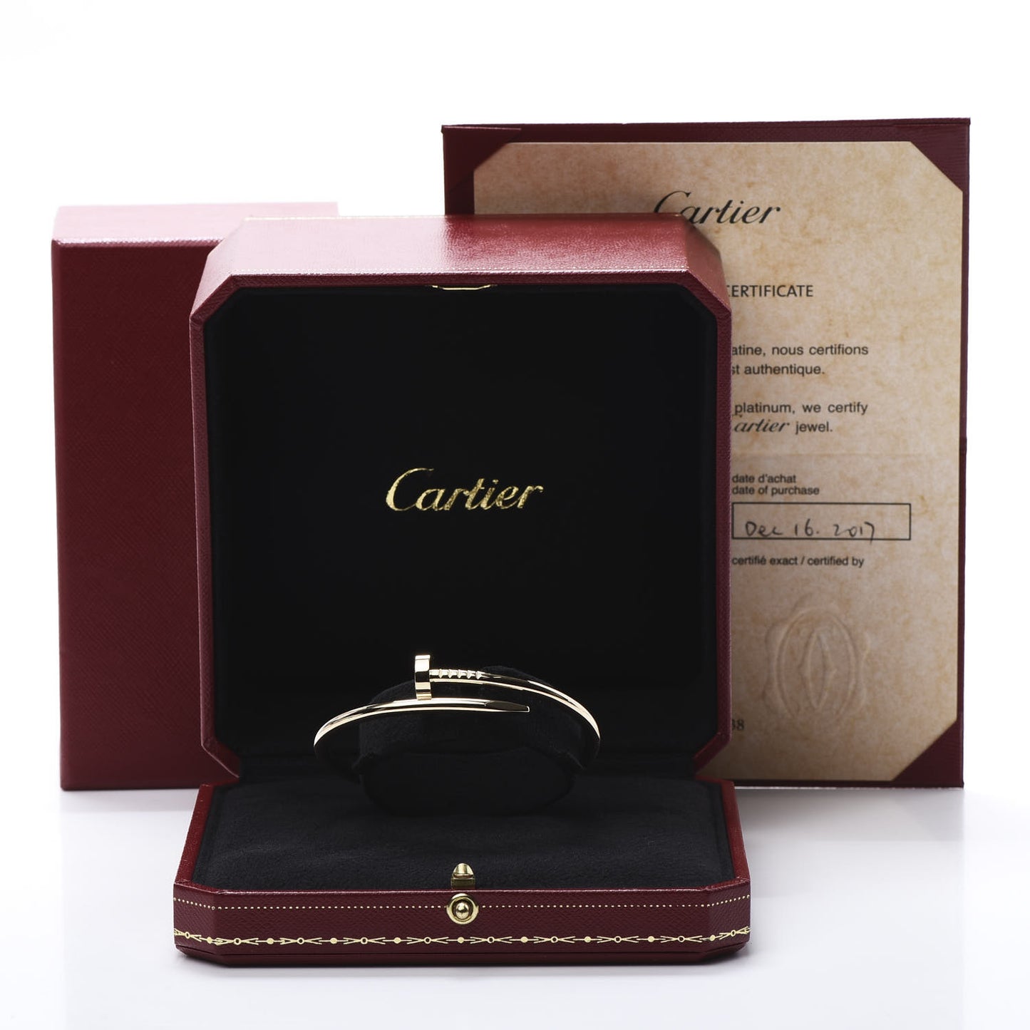18K Yellow Gold Juste Un Clou Bracelet 16