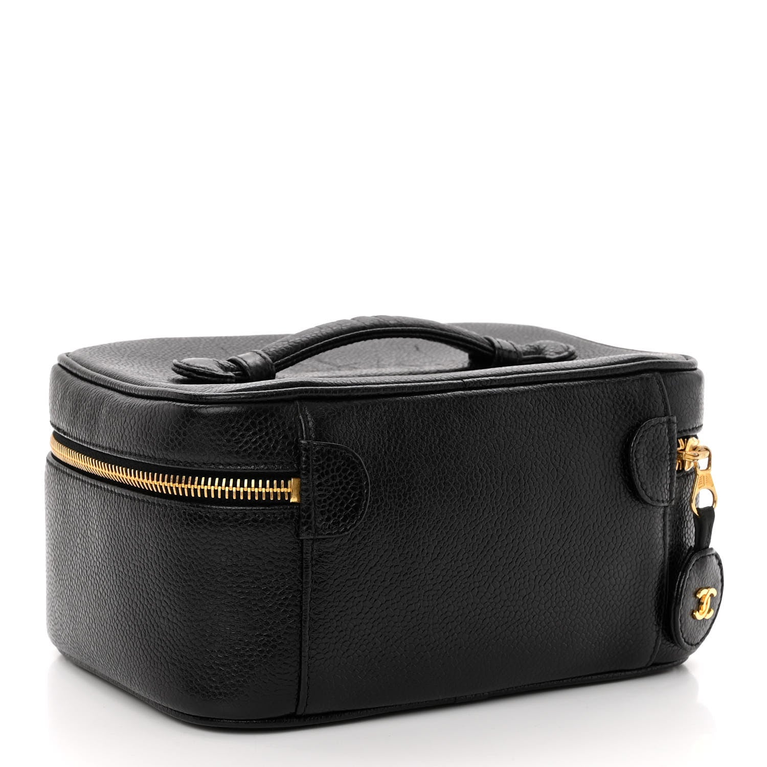 Chanel Caviar Vanity Cosmetic Case Black 3 of 11