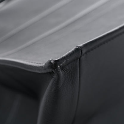 Christian Dior Calfskin Embossed Medium Book Tote Black 10 of 11