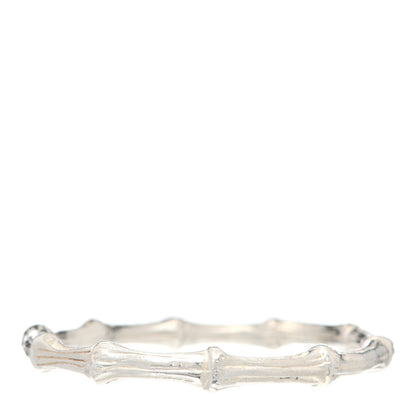 Tiffany Sterling Silver Nature Bamboo Bangle Bracelet 3 of 4