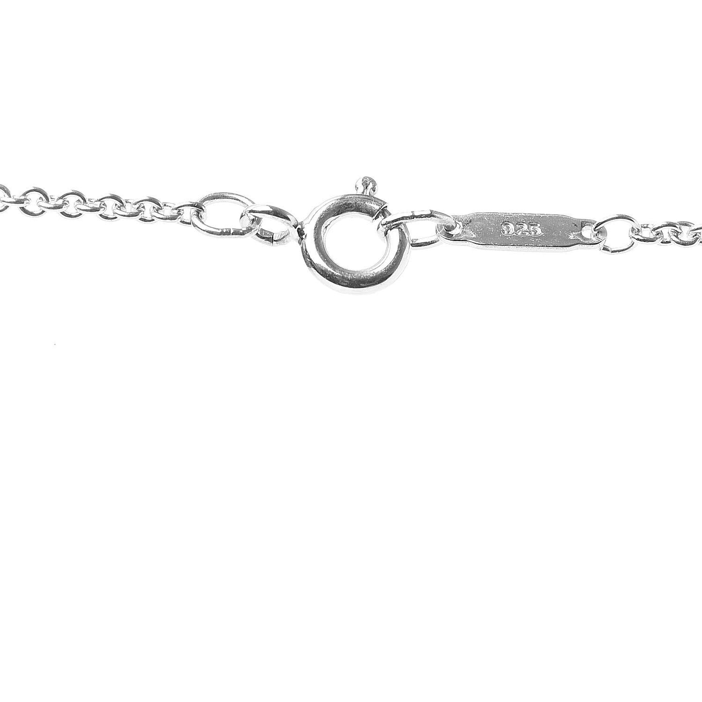 Sterling Silver Round 1837 Pendant Necklace