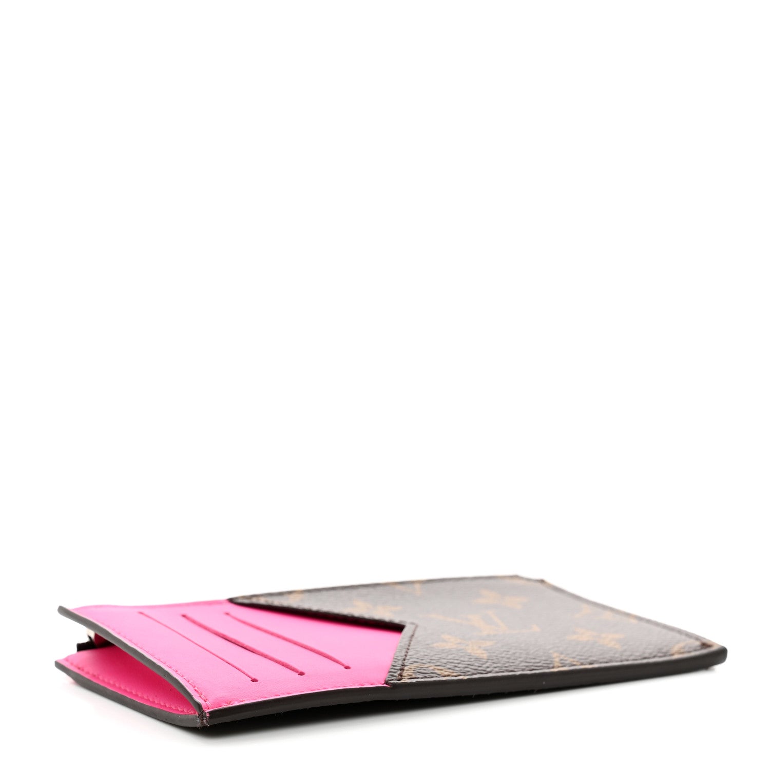 Louis Vuitton Monogram Calfskin Coin Card Holder Rose 4 of 7