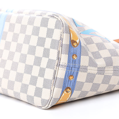Louis Vuitton Damier Azur Summer Trunks Neo Neverfull MM 10 of 18