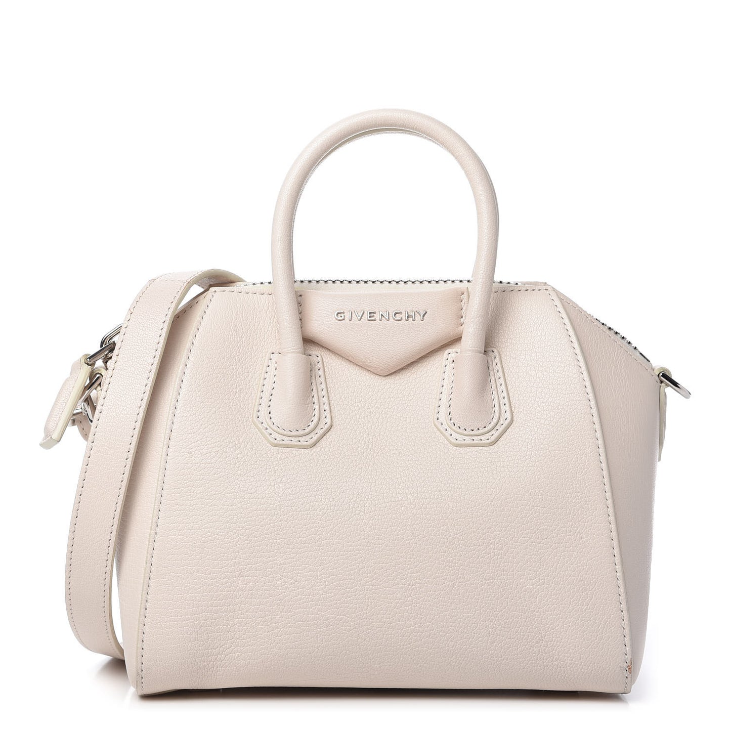 Sugar Goatskin Mini Antigona Ivory