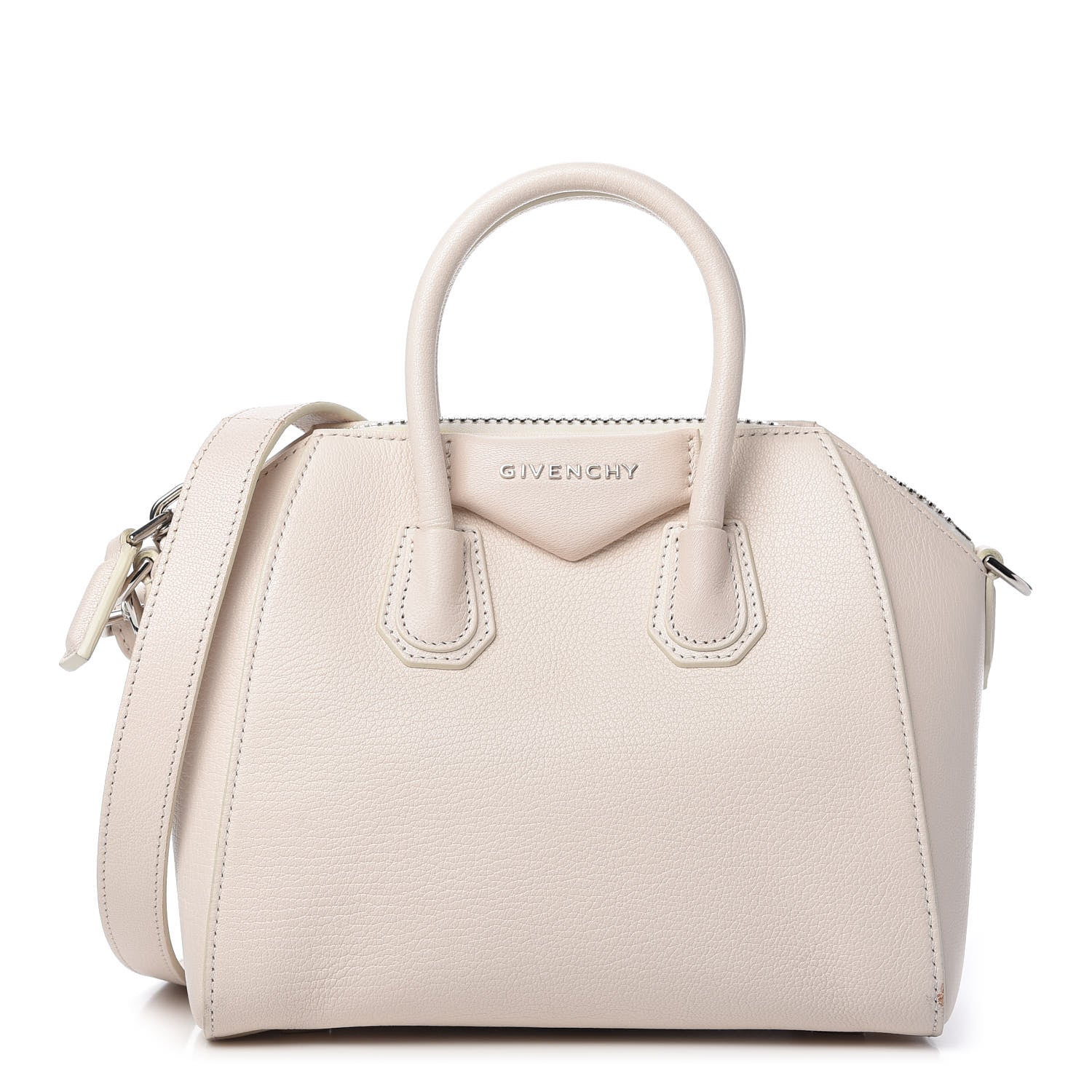 Givenchy Sugar Goatskin Mini Antigona Ivory 1 of 10