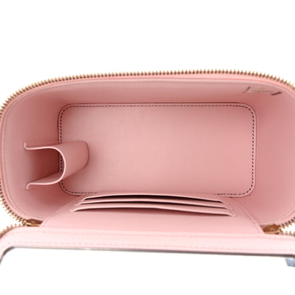 Chanel Caviar Quilted Small Vanity Case With Chain Light Pink 5 of 10