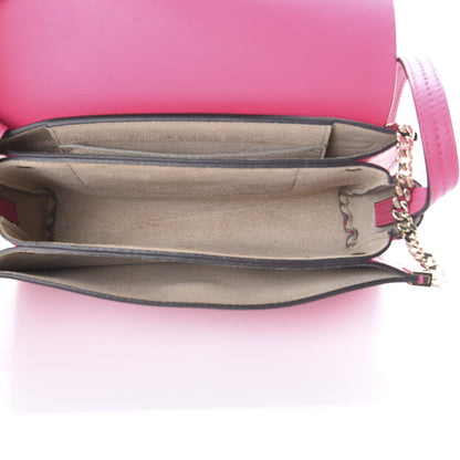 Chloe Suede Calfskin Small Faye Shoulder Bag Fuchsia Rose 4 of 16