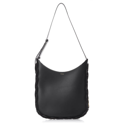 Chloe Small Grain Smooth Calfskin Medium Darryl Hobo Black 1 of 10
