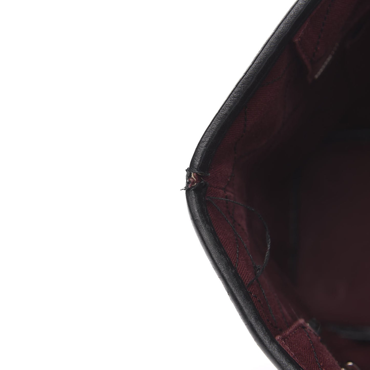 Grained Calfskin Shopping Fever Tote Black