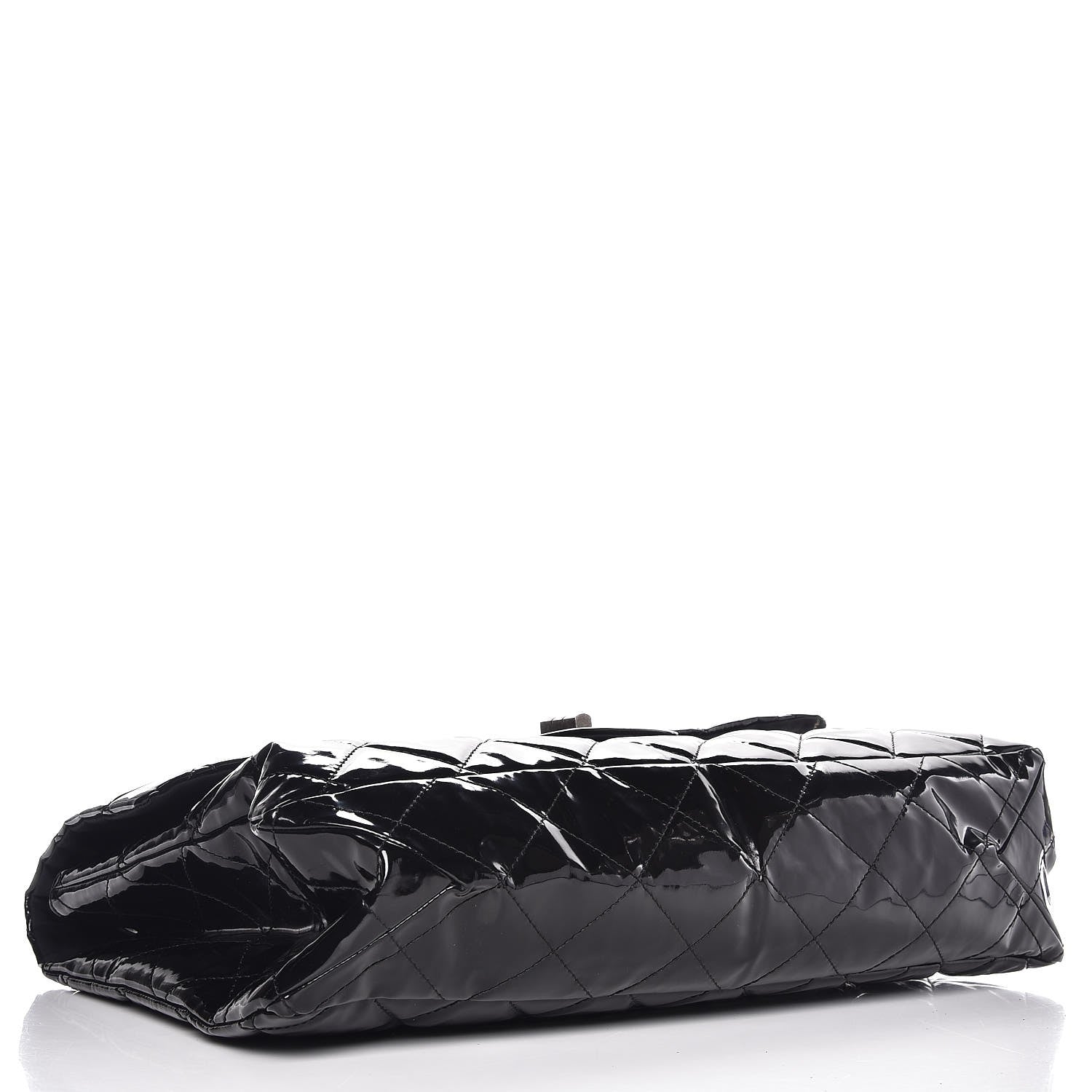 Chanel Vinyl Quilted XXL Reissue Flap Black 5 of 10