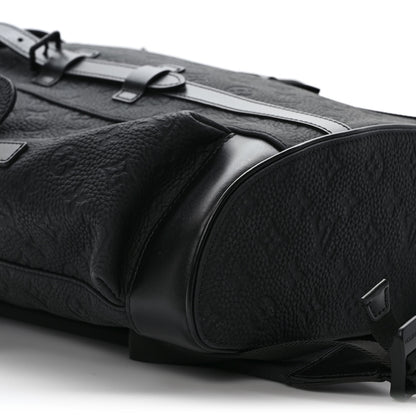 Louis Vuitton Taurillon Monogram Christopher MM Backpack Black 7 of 8