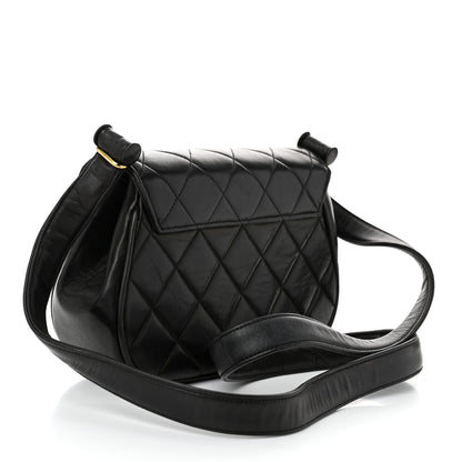 Chanel Lambskin Quilted Flap Shoulder Bag Black 3 of 11