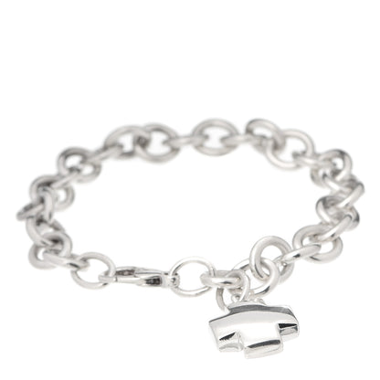 Tiffany Sterling Silver Cross Charm Bracelet 1 of 4