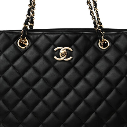 Chanel Calfskin Quilted Timeless Tote Black 8 of 11