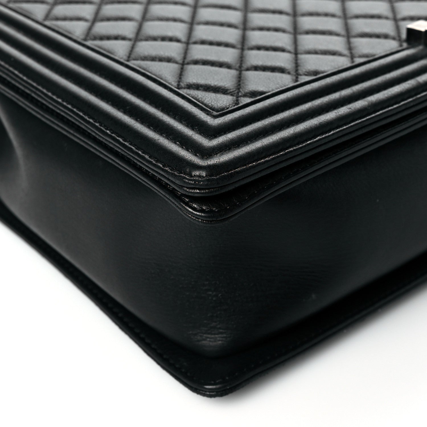 Chanel Calfskin Quilted Large Boy Flap Black 5 of 12