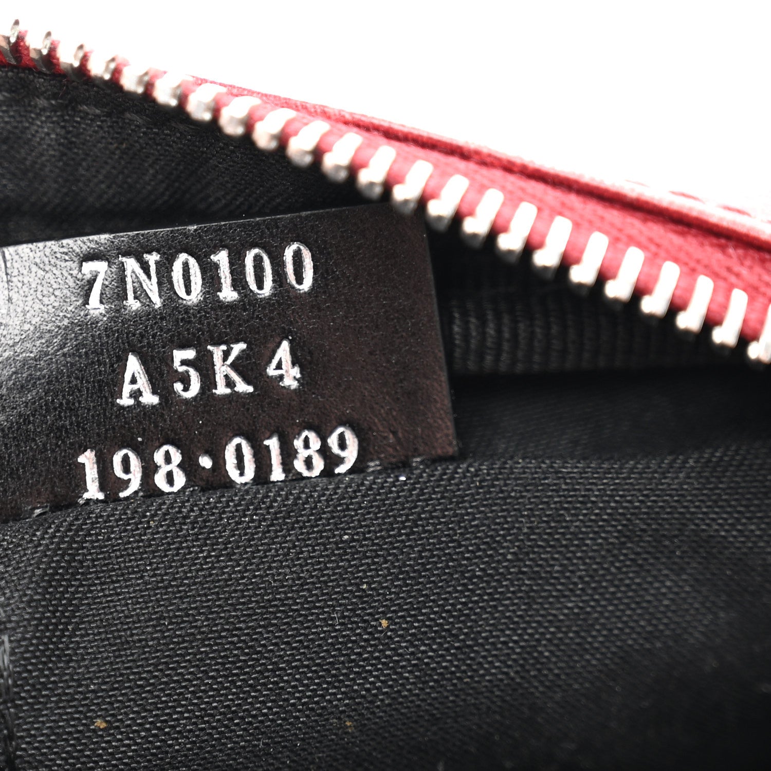 Fendi Glazed Fabric Vitello Century FF 1974 Stamp Camera Bag Rosso 7 of 9