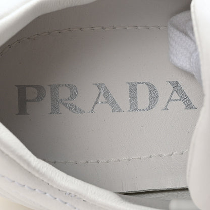 Prada Nappa Diagramme Womens Low Top Sneakers 38.5 White 7 of 8