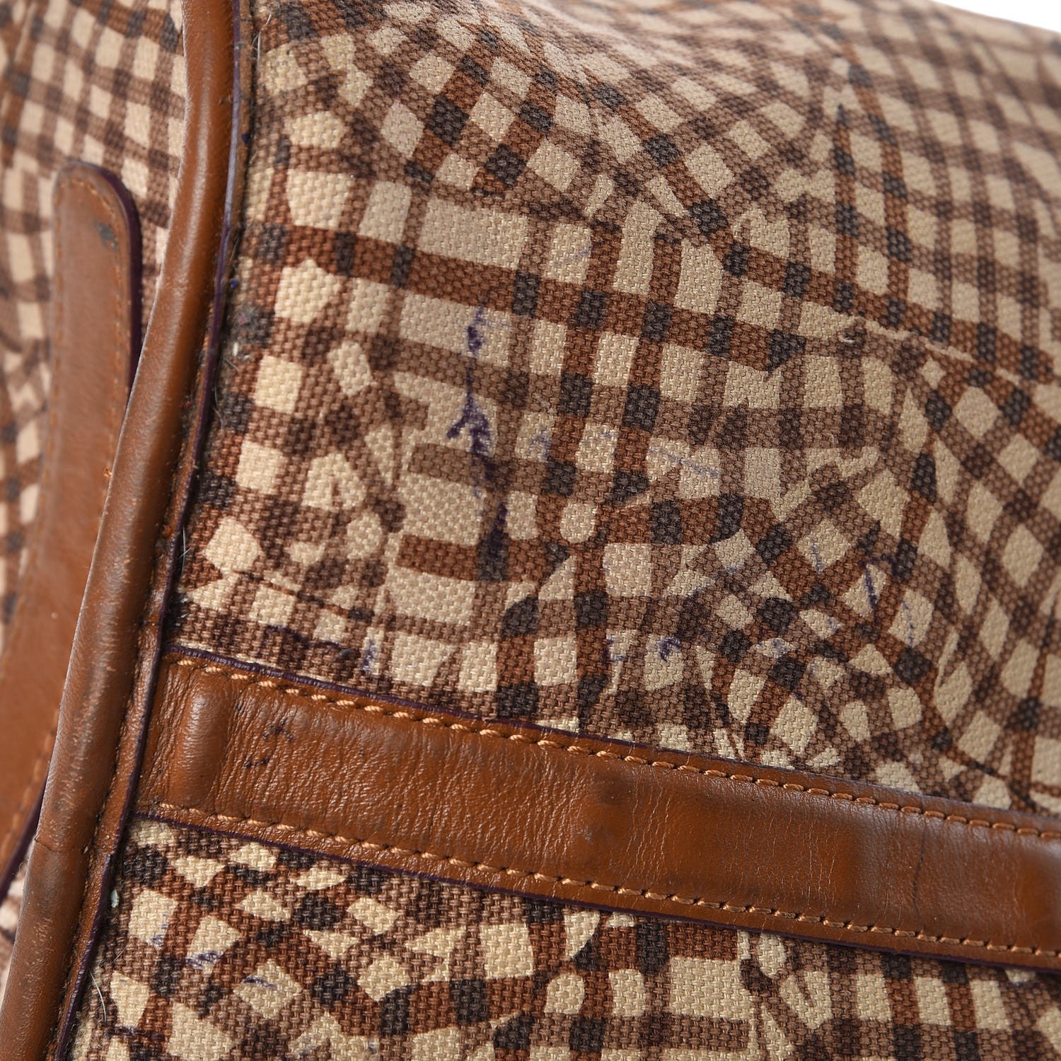 MCM Visetos Liz Reversible Shopper Tote Cognac 18 of 26