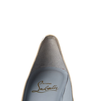 Christian Louboutin Satin Very Prive 120 Pumps 35.5 Ivory 10 of 10