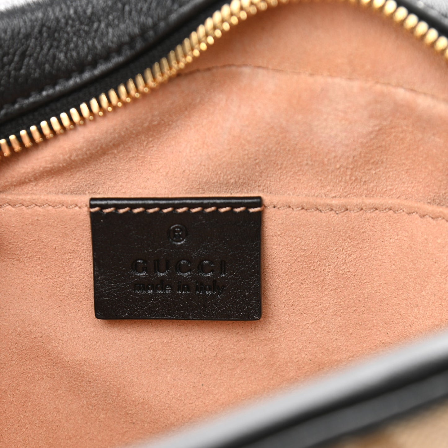 Monogram Matelasse Diagonal Small GG Marmont Chain Shoulder Bag Beige Black