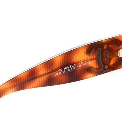 Chanel Square Polarized CC Sunglasses 5494-A Tortoise Brown 5 of 8