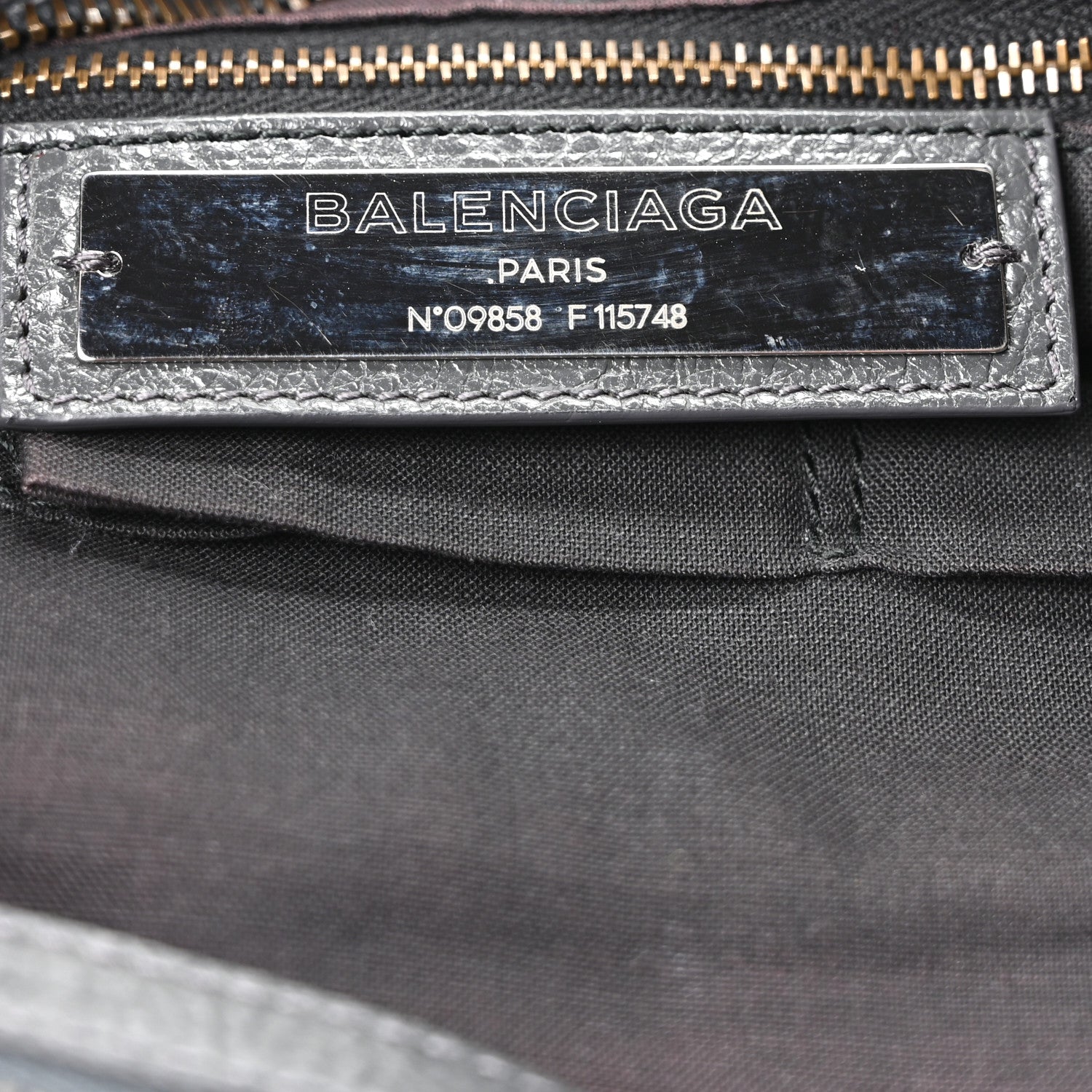 Balenciaga Agneau Classic Hardware City Anthracite 7 of 11