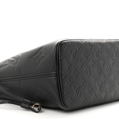 Louis Vuitton Empreinte Monogram Giant Neverfull MM Black 9 of 11