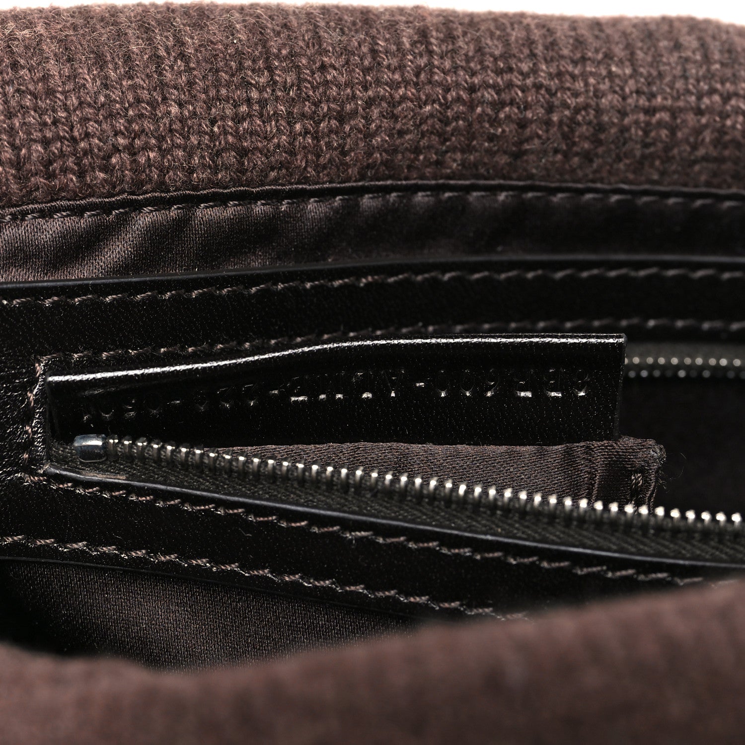 Fendi Cashmere Vitello Grace Baguette Brown 7 of 10