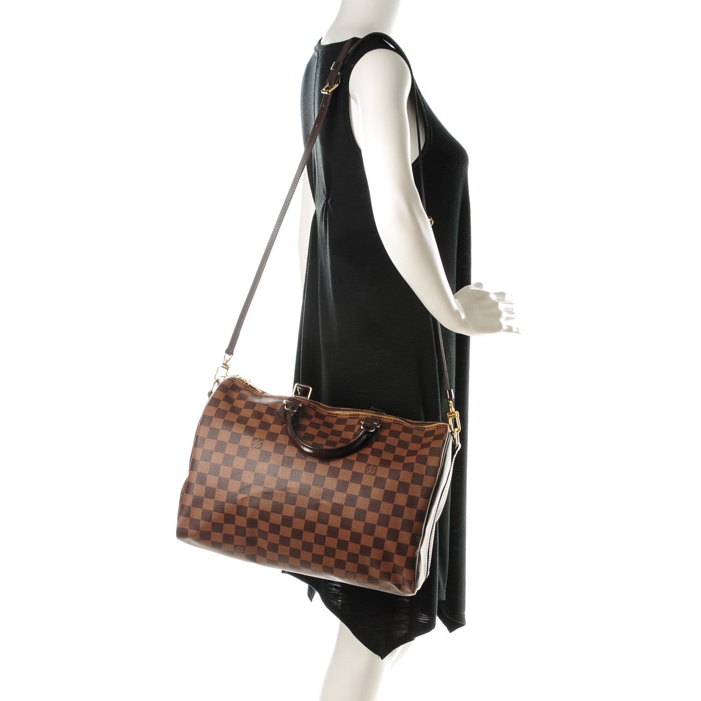 Damier Ebene Speedy Bandouliere 35