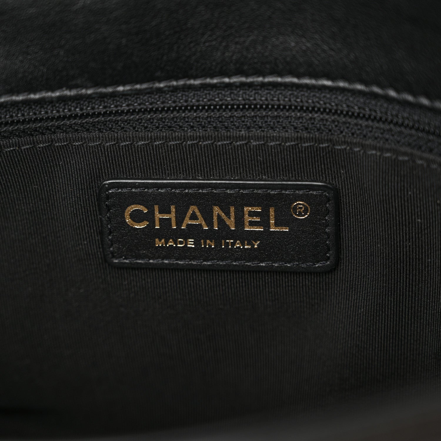 Chanel Calfskin Stitched Medium Covered CC Flap Bag Black 6 of 12