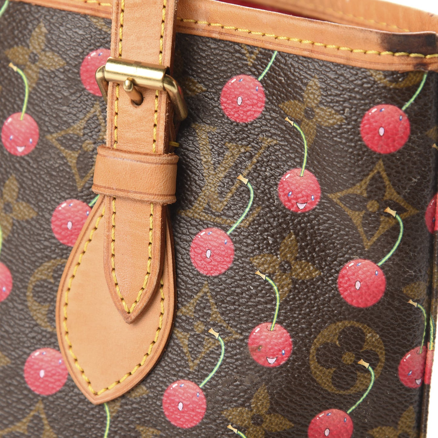 Monogram Cerises Bucket Bag