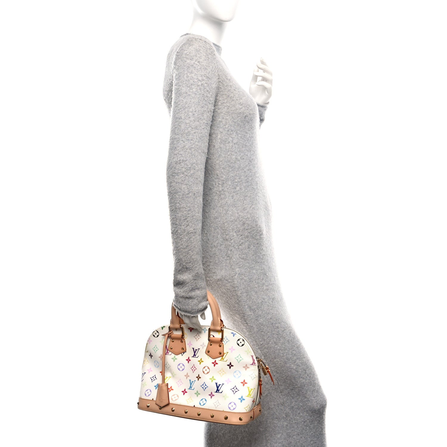 Louis Vuitton Monogram Multicolor Alma PM White 2 of 9