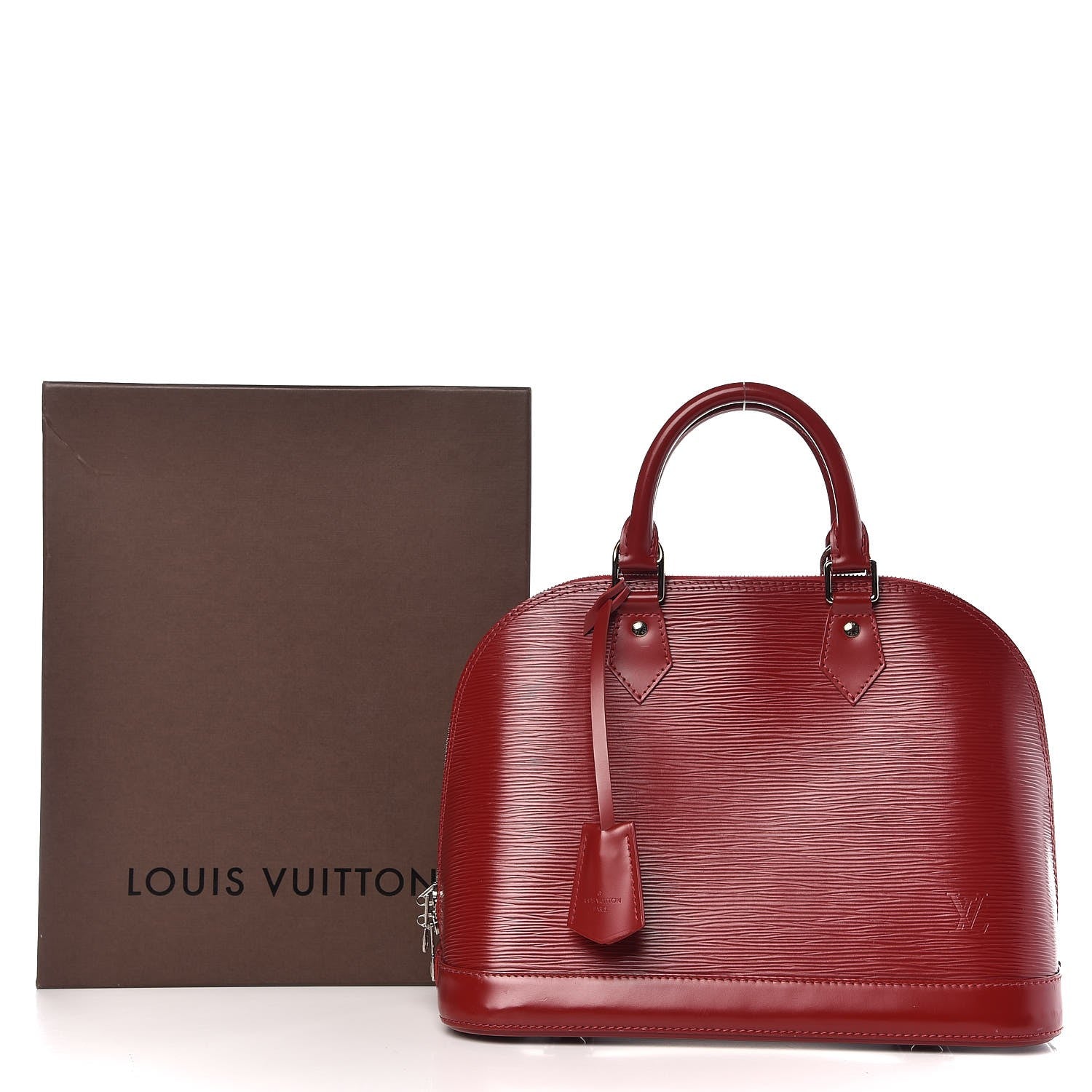 Louis Vuitton Epi Alma MM Rubis 13 of 13