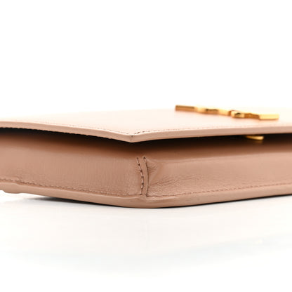 Saint Laurent Smooth Calfskin Monogram Phone Holder Crossbody Vintage Peach 9 of 11