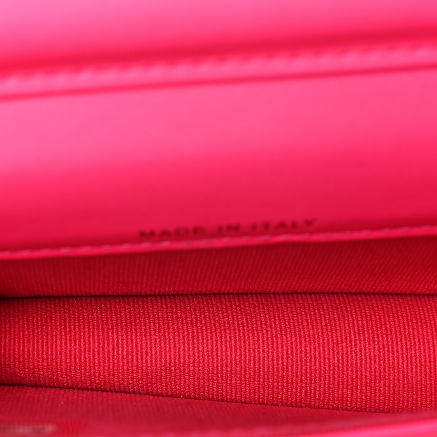 Patent Chevron Boy Flap Waist Belt Bag Pink