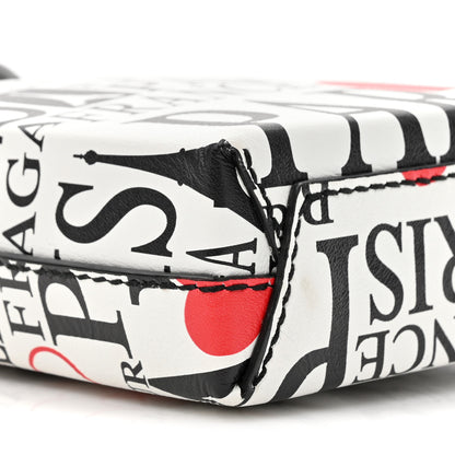 Balenciaga Calfskin Bonjour Paris Print Shopping Phone Holder Bag Paris Bonjour 11 of 12