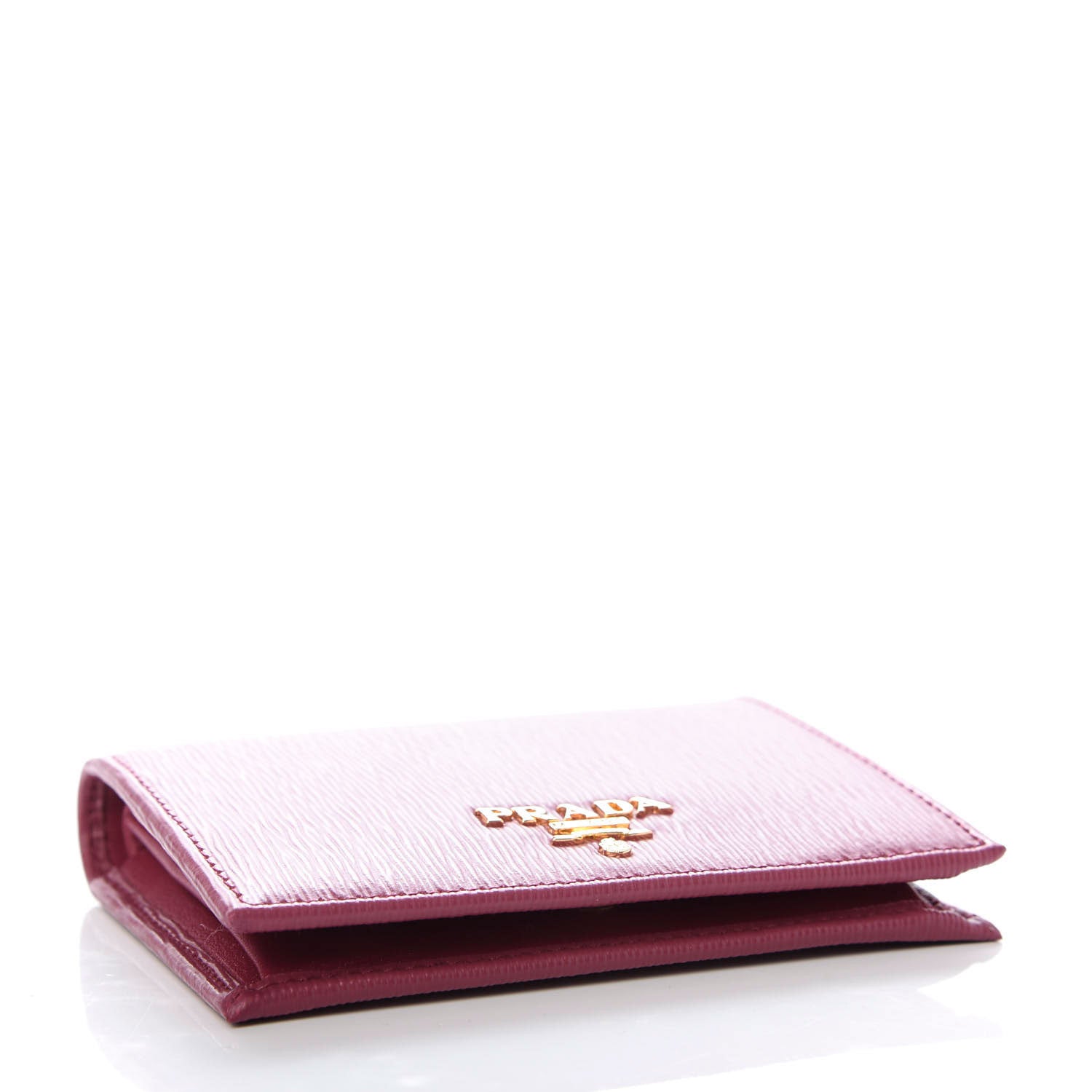 Prada Vitello Move Bi-Fold Wallet Ibisco 4 of 8