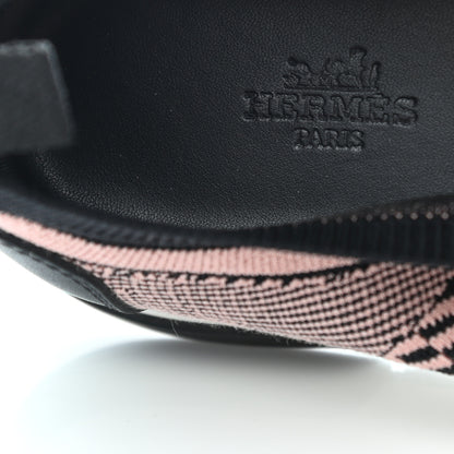 Hermes Knit Goatskin Womens Addict Sneakers 37.5 Black Multicolor 7 of 7