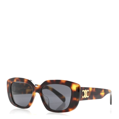 Celine Acetate Triomphe 04 Sunglasses CL 40216U Dark Havana 1 of 8