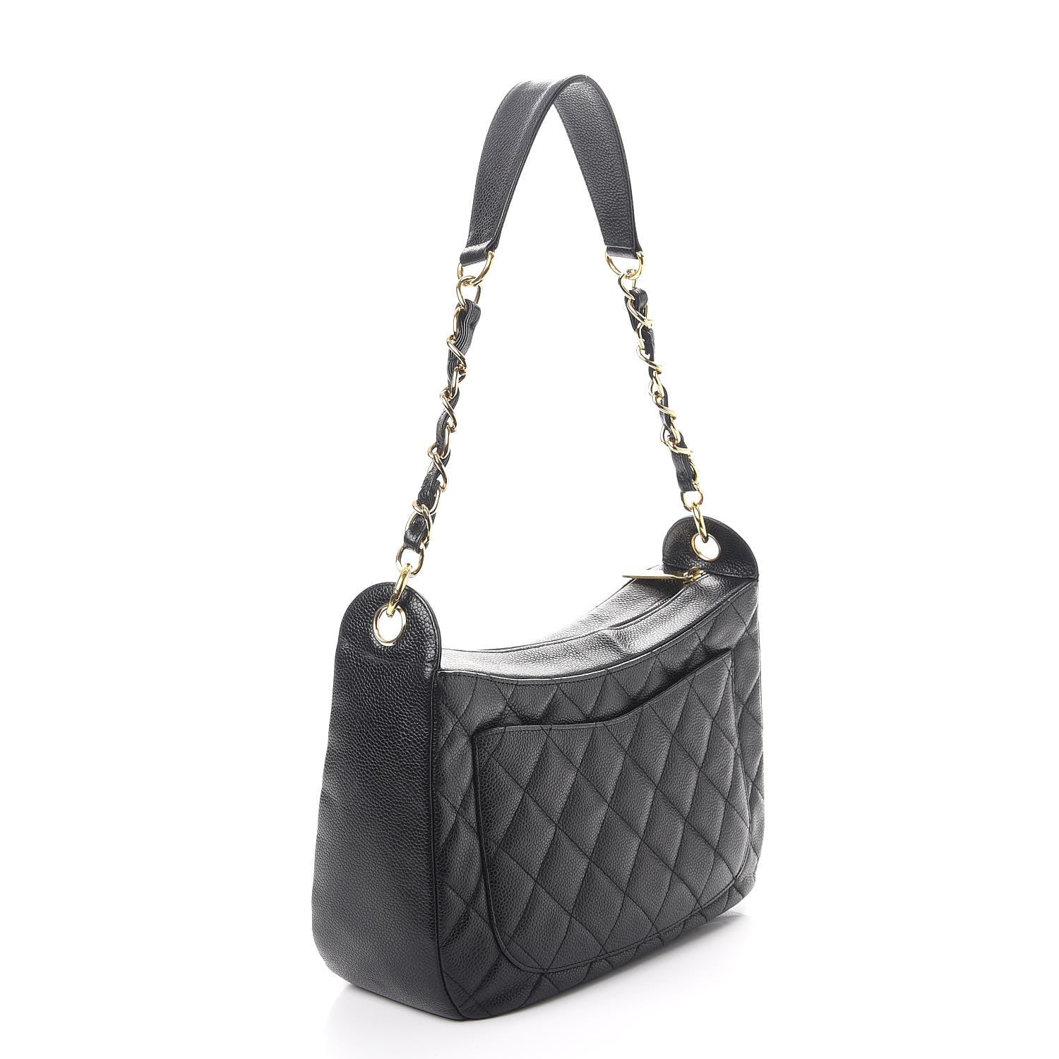 Chanel Caviar Quilted Hobo Black 3 of 7