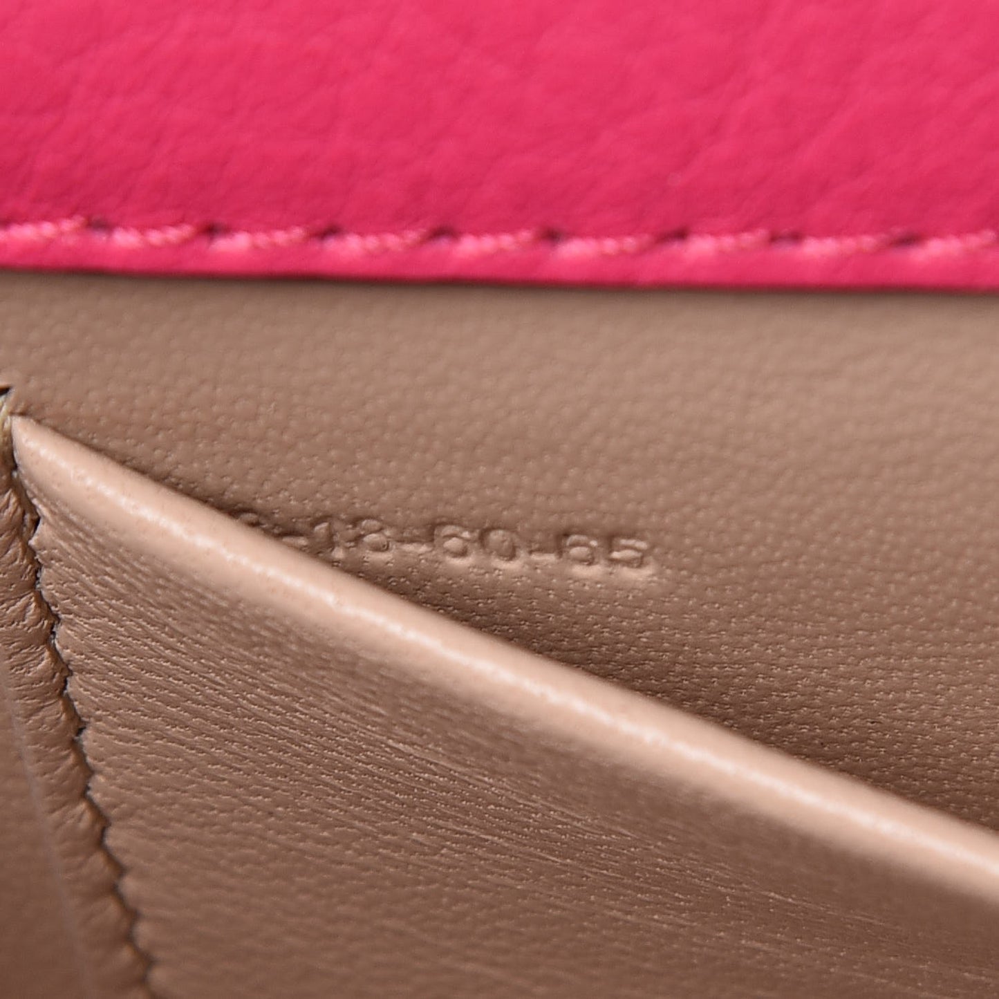 Calfskin Small Nile Bracelet Minaudiere Bag Fuchsia Rose