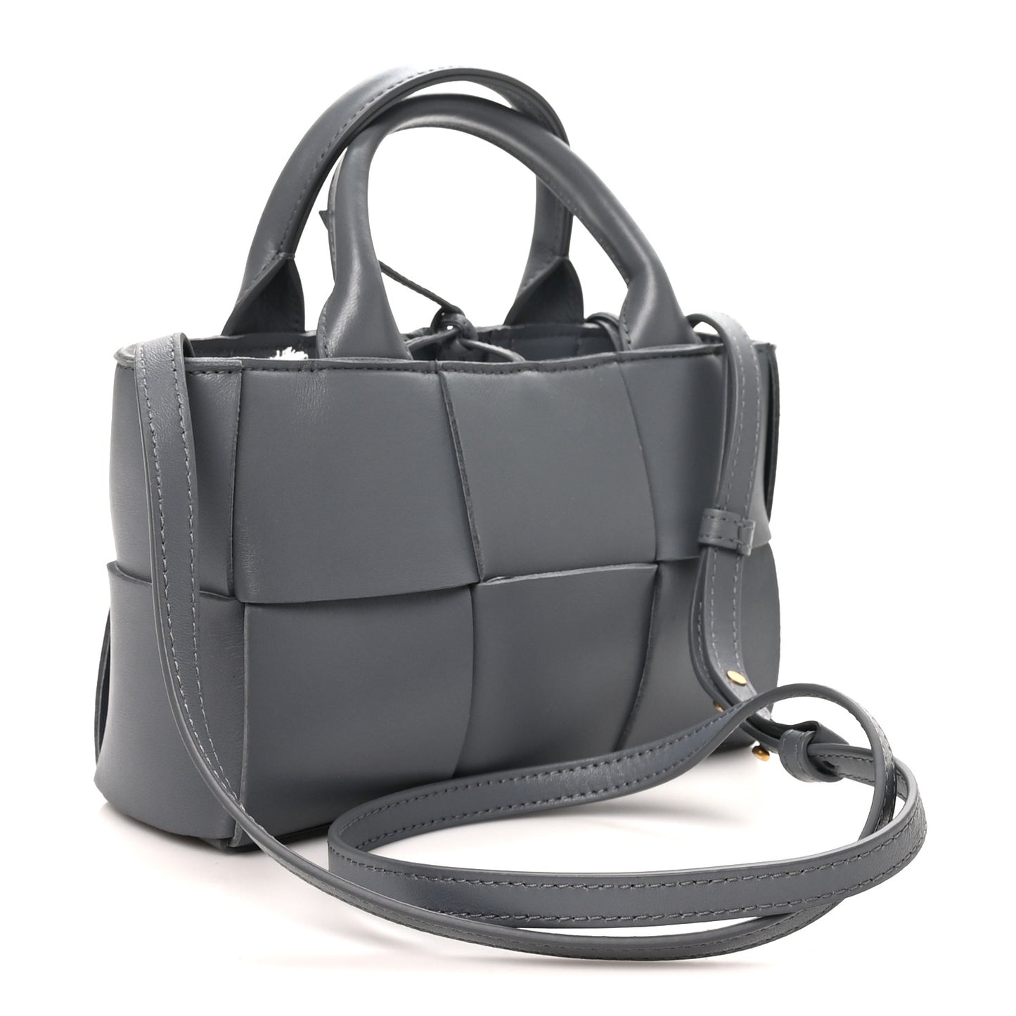 Nappa Maxi Intrecciato Mini Arco Tote Thunder Thunder