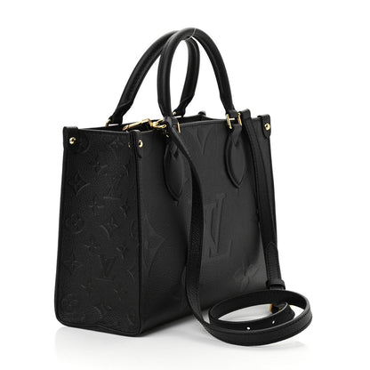 Louis Vuitton Empreinte Monogram Giant Onthego PM Black 3 of 11