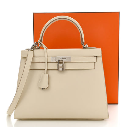 Hermes Epsom Kelly Sellier 28 Craie 12 of 12