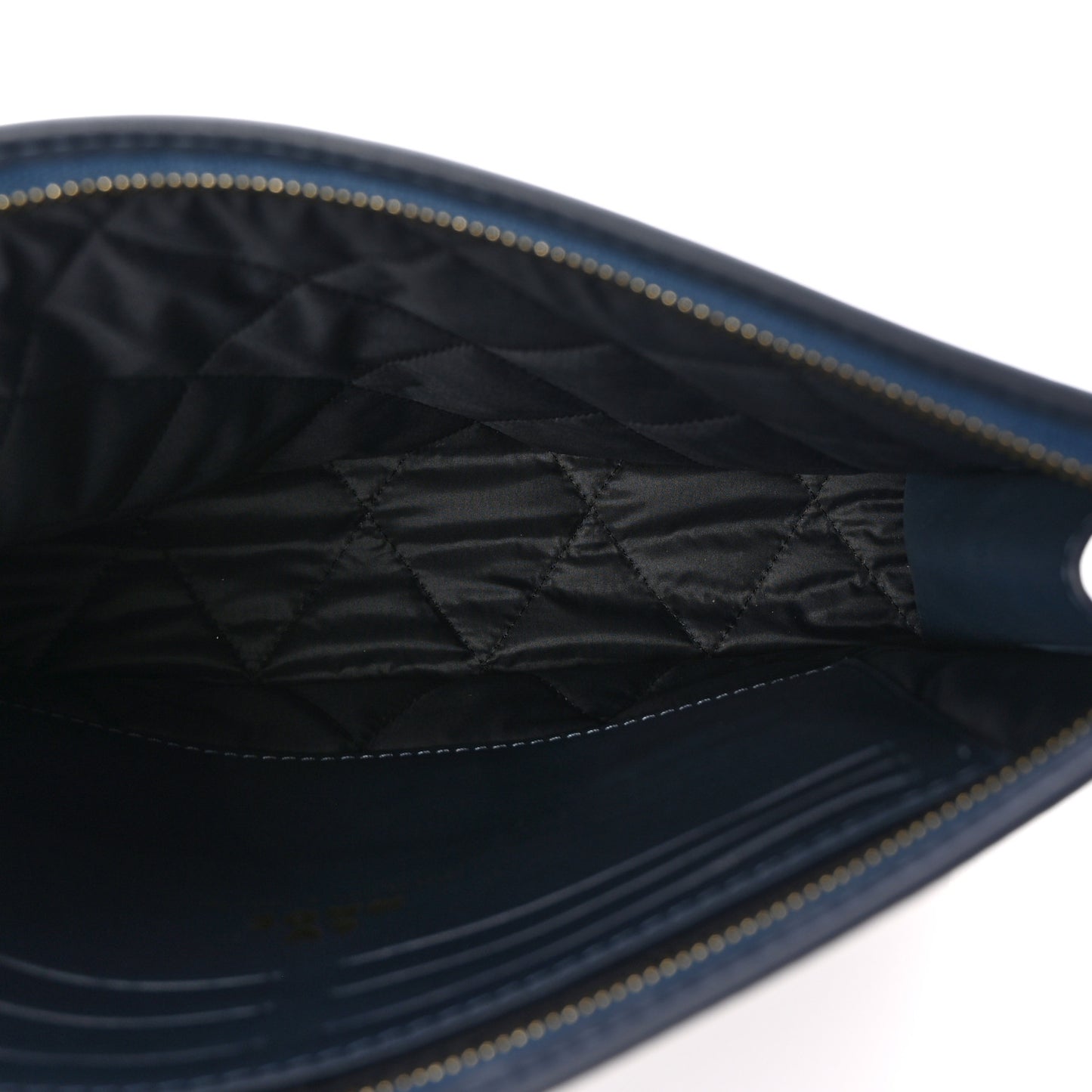 X NIGO Taurillon Monogram Denim Drip Pochette Voyage MM Blue