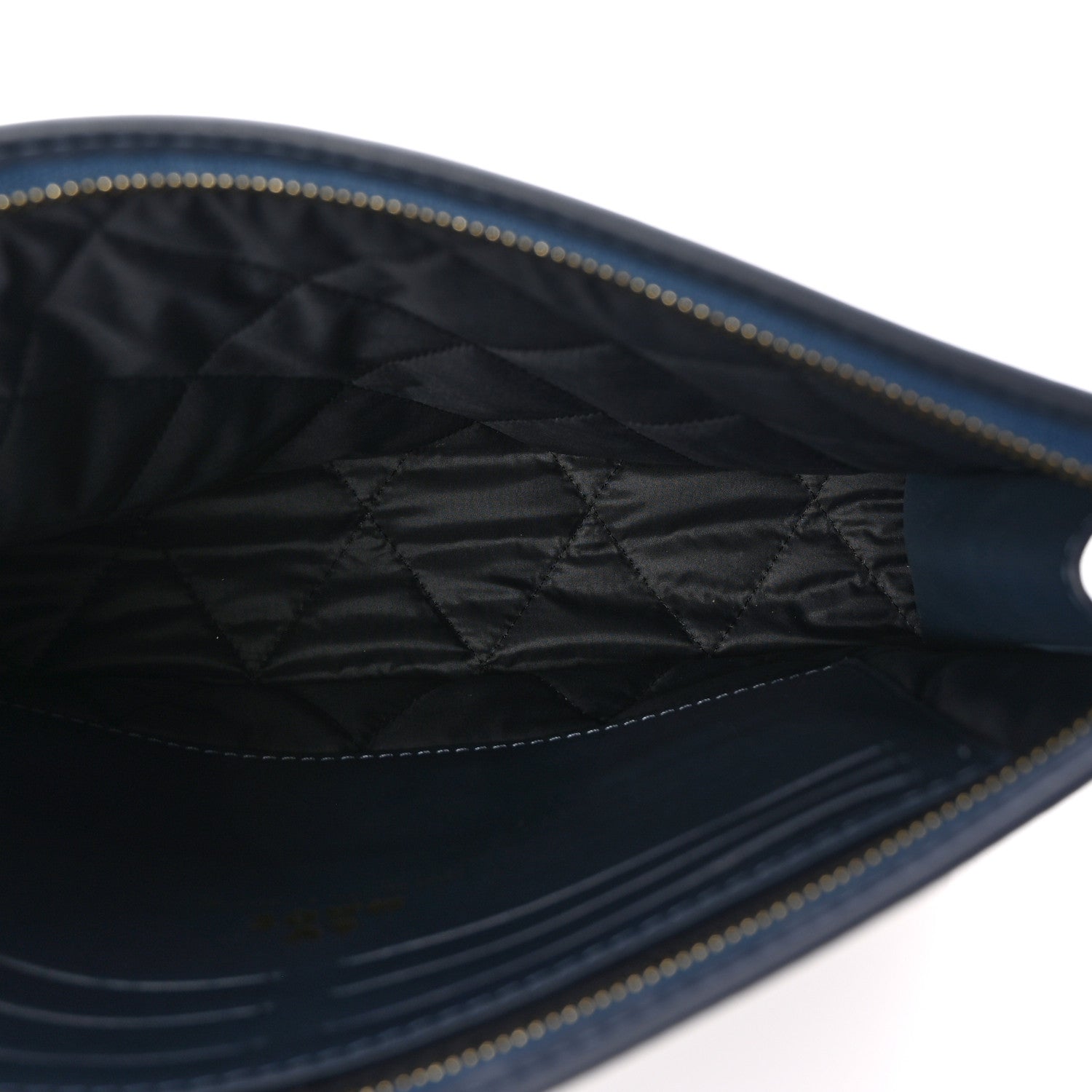Louis Vuitton X NIGO Taurillon Monogram Denim Drip Pochette Voyage MM Blue 5 of 6